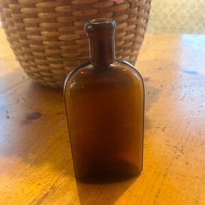Antique 1920’s Glass Bottle - Small Decorative Apothecary Bottle